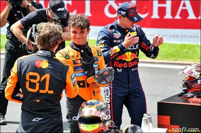 Norris: La máquina de Red Bull es demasiado rápida en las rectas.