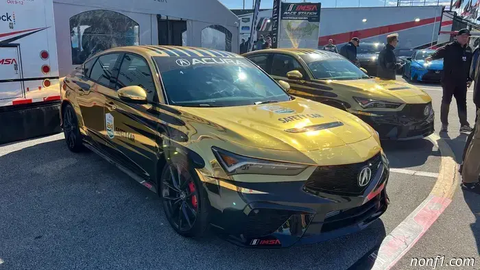 The Acura Integra Type S Safety Car for this year’s Rolex 24 could potentially be seen from space.