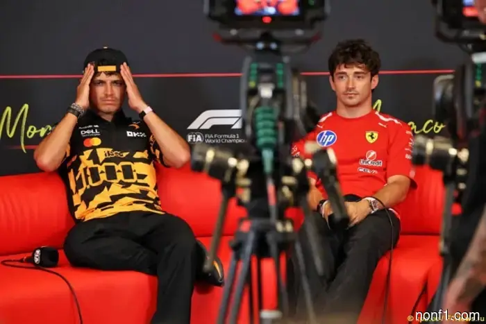 Lando Norris and Charles Leclerc have been summoned to the stewards.