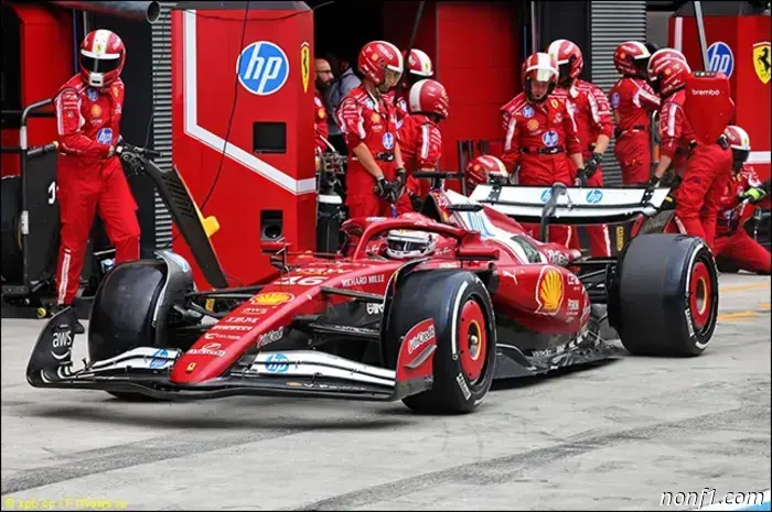 Ferrari is investigating Leclerc's loss of pace.