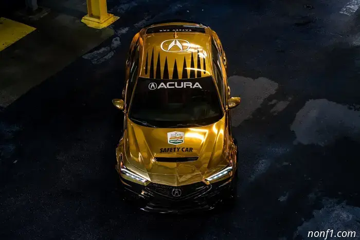 The Acura Integra Type S Safety Car for this year’s Rolex 24 could potentially be seen from space.