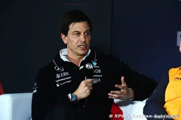 Wolff suggests that McLaren might surpass Mercedes in 2026 as well.