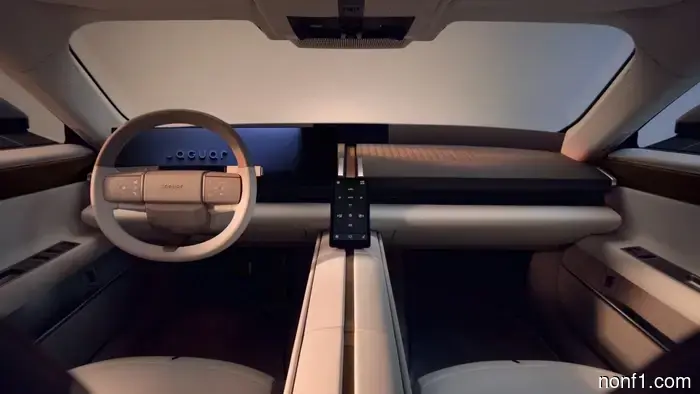 Jaguar Visually Unveils the Dashboard of the Type 01 EV: TDS