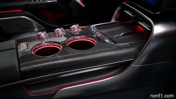 The Mercedes-AMG GT 4-Door replaces climate buttons with an expanded screen.