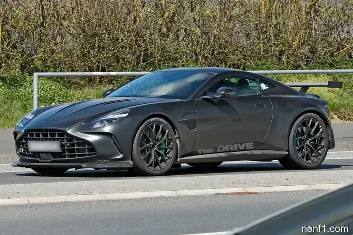 Count Them: Aston Martin Vantage Caught Testing with Eight Exhaust Outlets