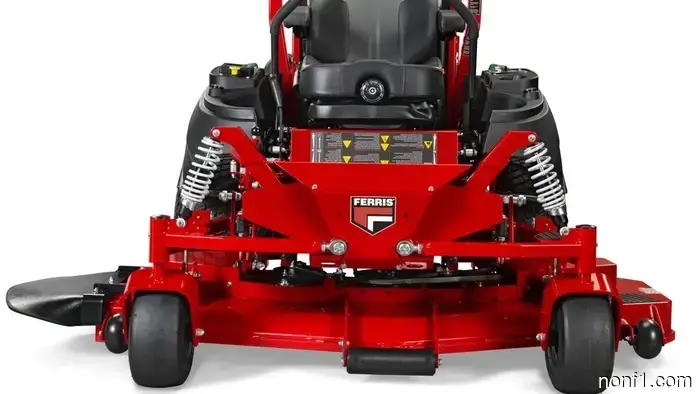The CAT diesel-powered mower is equipped with a larger engine than that of a Honda Civic.