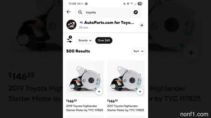 You can now order OE car parts through DoorDash just like you would with pizza.