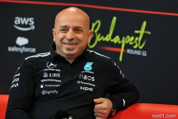 Resta explained Mercedes' approach to upgrading technology.