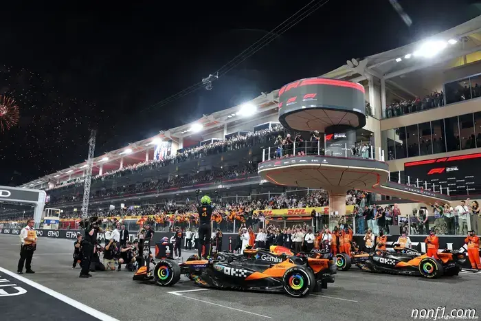 Norris coronado campeón mundial de la Fórmula 1 mientras Verstappen logra la victoria en Abu Dabi