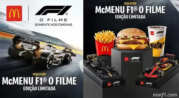 McDonald’s promociona la película «F1. The Movie».