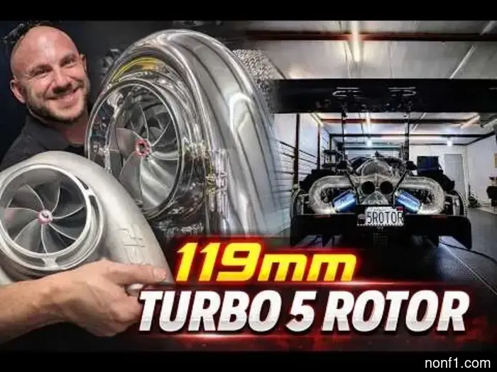 Installing a 119mm Turbo on a Five-Rotor Supercar is foolish but in a positive manner.