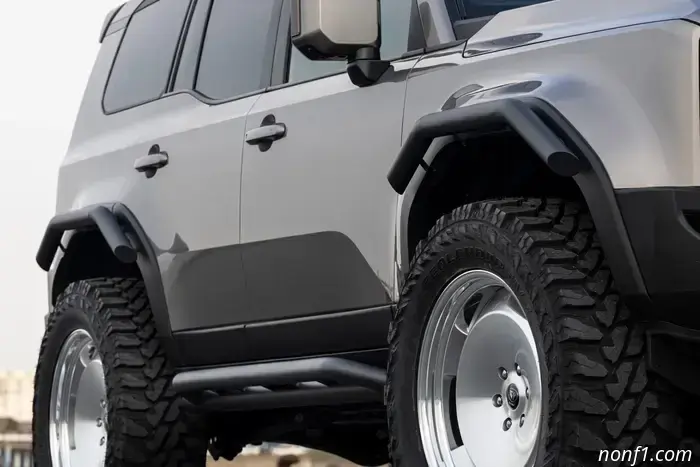 Aún no hay veredicto sobre esta Toyota Land Cruiser de exhibición con neumáticos de 37 pulgadas.