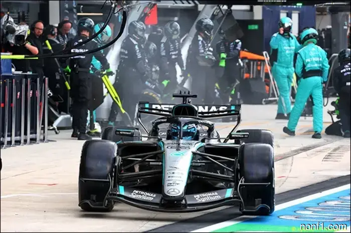 Premio DHL al Mejor Pit Stop: Mejor pit stop de Mercedes