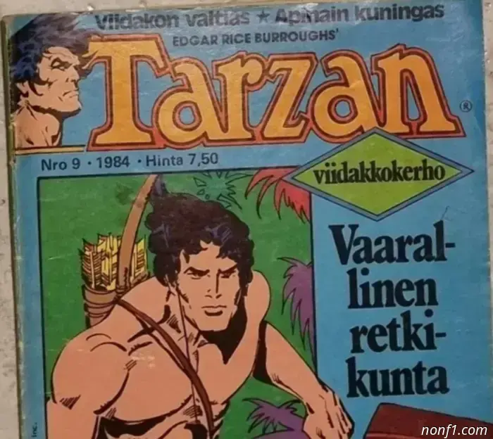 Cuando Hakkinen tenía 16 años, le encantaban los cómics de Tarzán.