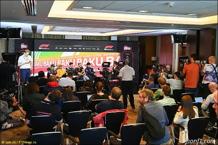 Gran Premio de Azerbaiyán: Programa de conferencias de prensa