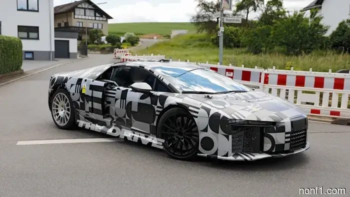 Spotted: Audi Is Currently Testing Its Newly Unveiled Nuvolari Supercar at the Nurburgring.