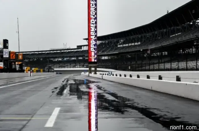 Indy 500: El inicio de la clasificación se ha retrasado debido a la lluvia