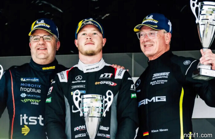 Mazepin won the Saturday race of the STT series in Spa.