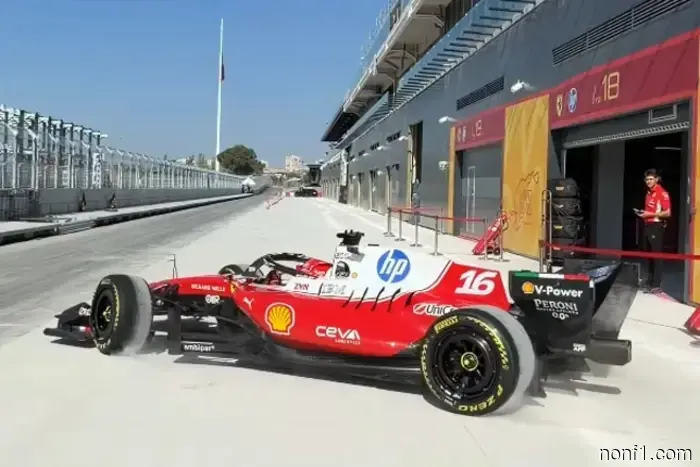 The Ferrari team started the filming day in Madrid.