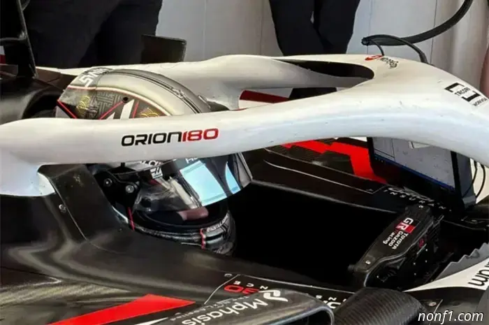 Kamui Kobayashi conducts tests with Haas