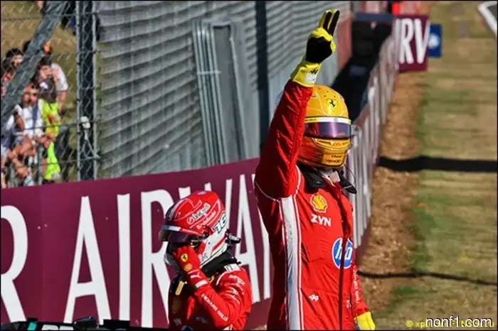 Lewis Hamilton won the sprint qualifying.