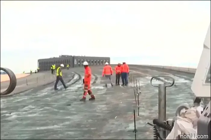 Asphalt is being laid on MadRing.