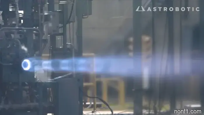 Take a look at the spiral exhaust flame emitted by this rotating detonation rocket engine.