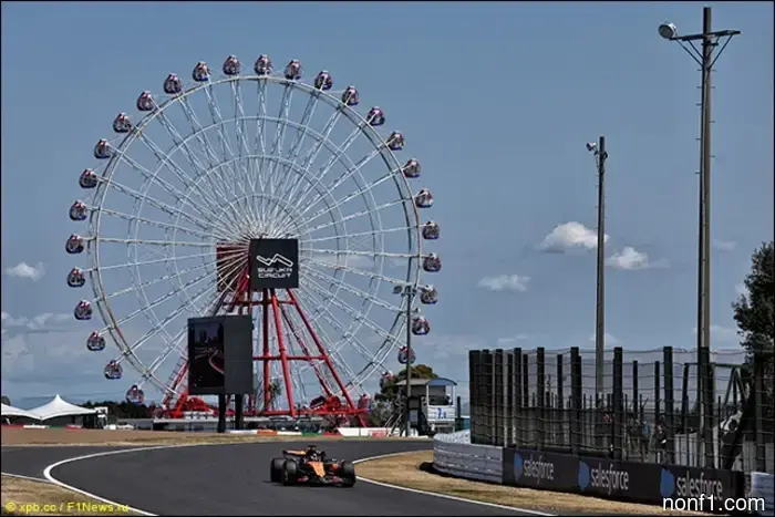 Гран-при Японии: Изменения на трассе и области для обгонов.