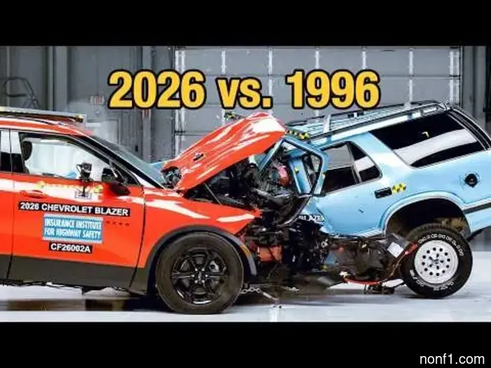 Crash Test Comparison Between Old and New Chevy Blazer Highlights Improvements in Safety Since the 1990s