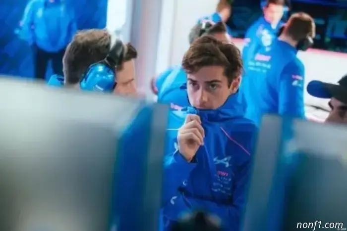 El patrocinador de Colapinto desaparece del branding de Alpine