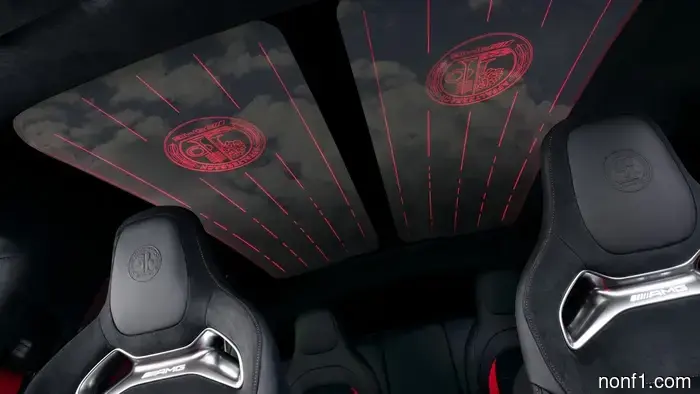 The Mercedes-AMG GT 4-Door replaces climate buttons with an expanded screen.