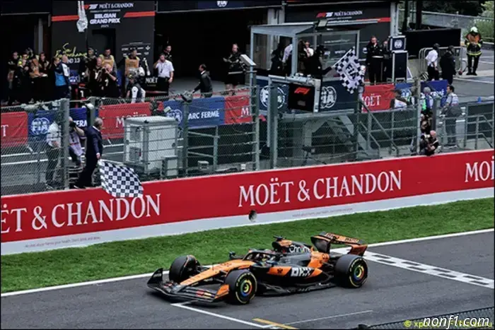 Gran Premio de Bélgica: Piastri - Norris - Leclerc